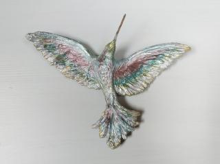 keramický kolibřík Barva: jemný