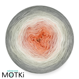 100% bavlna Z74a - lososově růžová/ broskvová/ latte/ světle šedá/ šedá