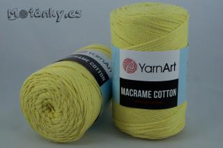 Macrame Cotton 754 světle žlutá