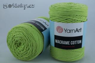 Macrame Cotton 755 zelenkavá