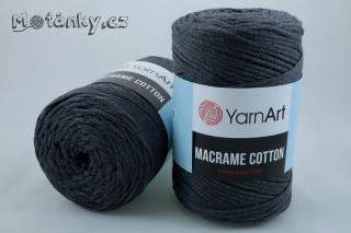 Macrame Cotton 758 tmavě šedá
