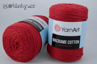Macrame Cotton 773 červená