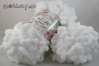 Puffy 055 bílá