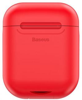 Baseus červený obal na Apple AirPods 2019 s bezdratovým nabíjením