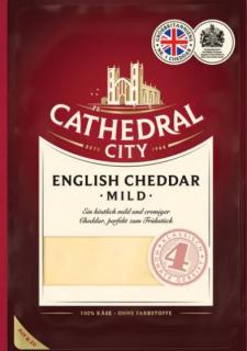 Cathedral City Cheddar plátkový jemný 48% t.v.s. 120g