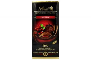 Lindt Edelbitter Mousse Cranberry 150g