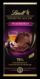 Lindt Edelbitter Mousse Pflaume-Rum 150g