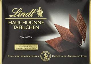 Lindt Hauchdünne Täfelchen Edelbitter Hořká plátková čokoláda 125g