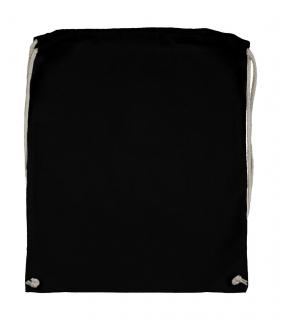 Bavlněný zatahovací batoh Barva: Black