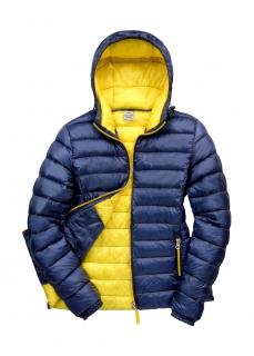 Dámská Snow Bird bunda s kapucí Velikost: XL (16), Barva: Navy/Yellow