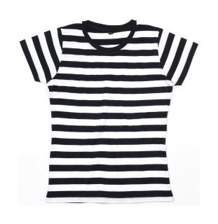 Dámské pruhované tričko Velikost: XL, Barva: Černá