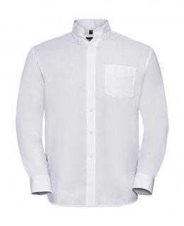 Košile Oxford s dlouhým rukávem Velikost: 2XL, Barva: White