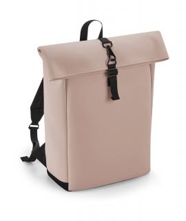 Matný PU batoh Rolltop Barva: Růžová