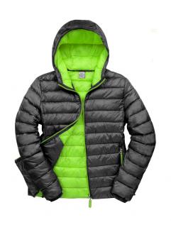 Pánská Snow Bird bunda s kapucí Velikost: 3XL, Barva: Black/Lime