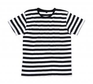 Pánské pruhované tričko Velikost: L, Barva: Černá