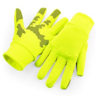 Sportovní rukavice Softshell Velikost: L/XL, Barva: Žlutá
