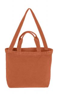Taška Canvas Shopper na zip Barva: Oranžová