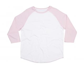 Unisex Baseball tričko Velikost: S, Barva: Růžová