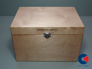 Dárková krabička, dřevěná, 31x22x20cm odstín: buk