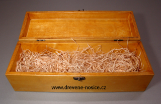 Dárková krabička na víno odstín: borovice