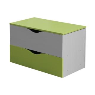 Bradop krabice na hračky C101 Casper DBG - dub bordeaux + šedá grafit