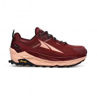 Altra OLYMPUS 5 Hike Low GTX - dámská - vínová/oranžová Velikost: 37.5