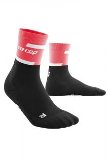 CEP vysoké ponožky 4.0 - dámské - růžová/černá Velikost: 2
