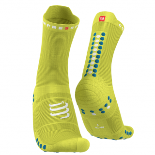 Compressport ponožky Pro Racing Run - žlutá Velikost: L