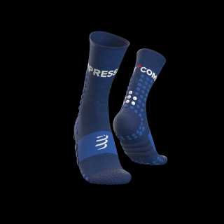 Compressport ponožky Ultra Trail - modrá Velikost: L