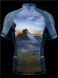Crazy běžecké tričko Flash - pánské - vzor mountains Velikost: L