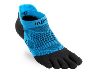 Injinji ponožky RUN no show - modré Velikost: L