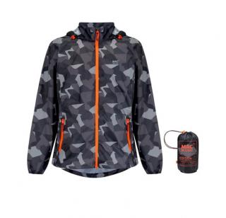 Mac In A Sac Origin Packable Waterproof Jacket, Black Camo Velikost: XXL