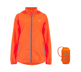 Mac In A Sac Origin Packable Waterproof Jacket, Neon Orange Velikost: S