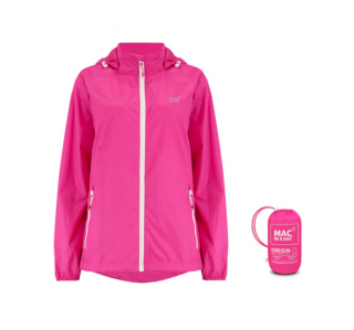 Mac In A Sac Origin Packable Waterproof Jacket, Pink Velikost: XS