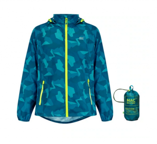 Mac In A Sac Origin Packable Waterproof Jacket, Teal Camo Velikost: L