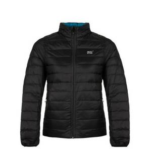 Mac In A Sac Packable Women's Down Jacket, Jet Black/Teal Velikost: XL