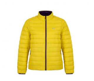 Mac In A Sac Packable Women's Down Jacket, Yellow/Grape Velikost: XXL