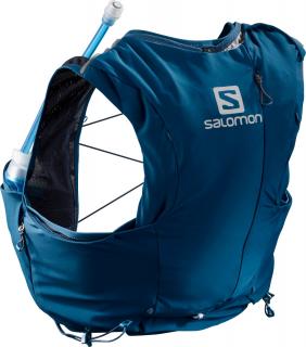 Salomon běžecká vesta ADV Skin 8 Set - dámská - tmavě modrá Velikost: XS