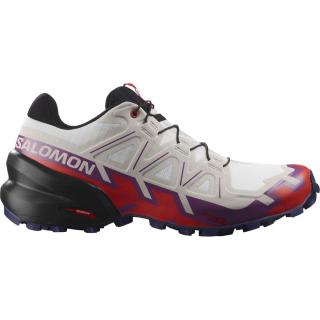 Salomon SPEEDCROSS 6 - dámská - bílá/fialová/červená Velikost: 5 (38)