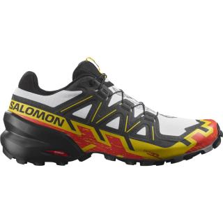 Salomon SPEEDCROSS 6 - pánská - bílá/černá/žlutá Velikost: 8 (42)