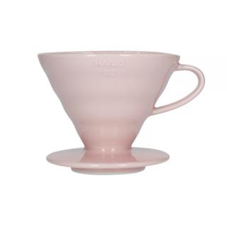 Dripper keramický Hario V60-02 růžový