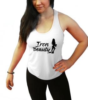 Sportovní tílko Iron Beauty Barva:: Bílá, Velikost:: L