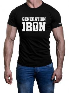 Tričko GENERATION IRON Barva: Černá, Velikost: L