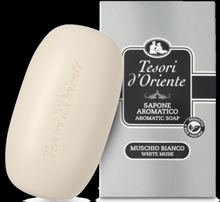 Tesori d´Oriente parfémované toaletní mýdlo Muschio Bianco 150g