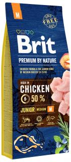 Brit Premium Dog by Nature Junior M 1 kg