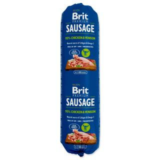 BRIT Premium Dog Sausage Chicken & Venison 800g