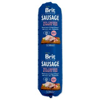 BRIT Premium Dog Sausage Chicken & White fish 800g