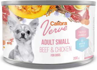Calibra Dog Verve konz.GF Adult Small Beef&Chicken 200g