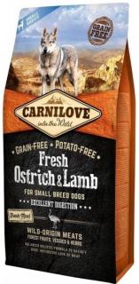 Carnilove Dog Fresh Ostrich&Lamb for Small Breed 1,5 kg