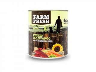 Farm Fresh Kangaroo klokaní maso s brusinkami 400 g